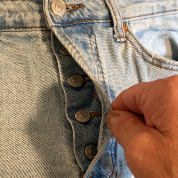 Distressed SONG jeans with patching - Picture 6 of 7